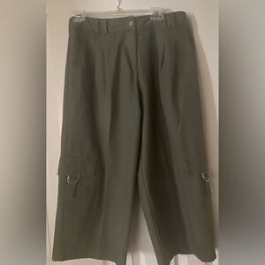 Cynthi Steffe Forest Green Pants/Culottes (8)